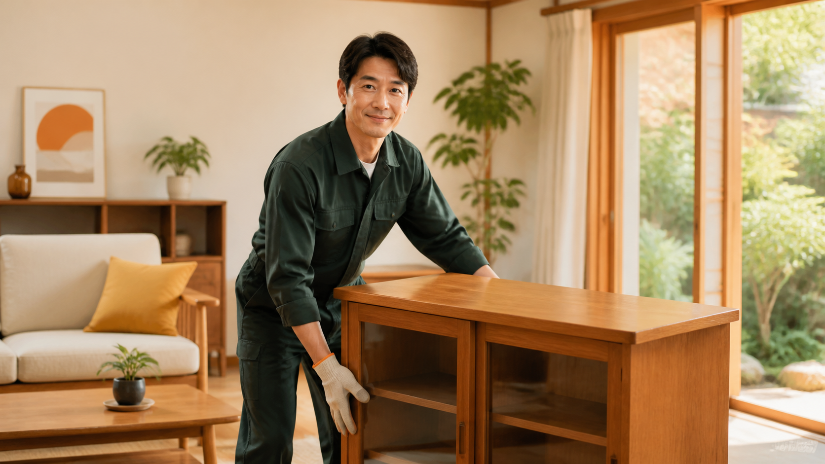 便利屋スタッフが作業している様子